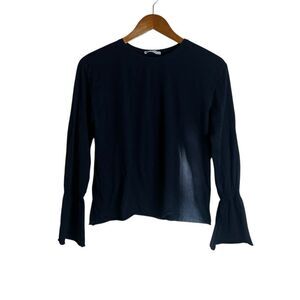 3 for $30! Zara Black Women's long sleeve Top